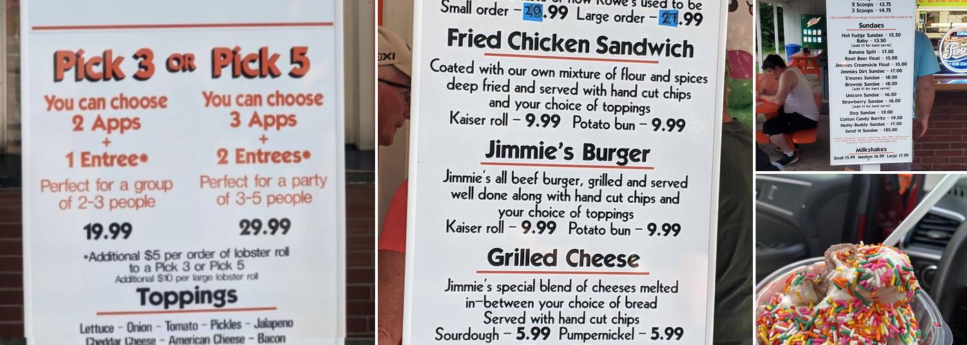 Jimmies Menu