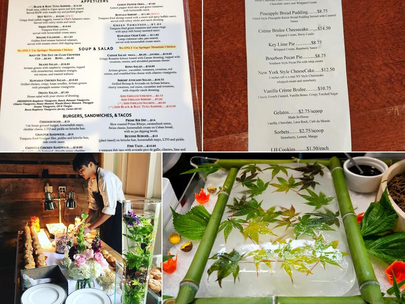 Little Hawaiian Seafood Grill & Bakery27Cedar Menu