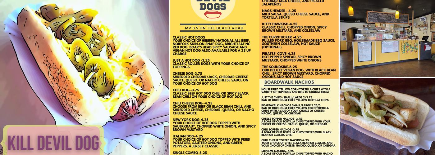 Kill Devil Dogs Menu