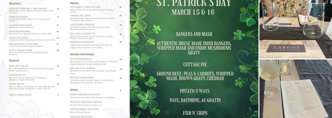 Largos Menu
