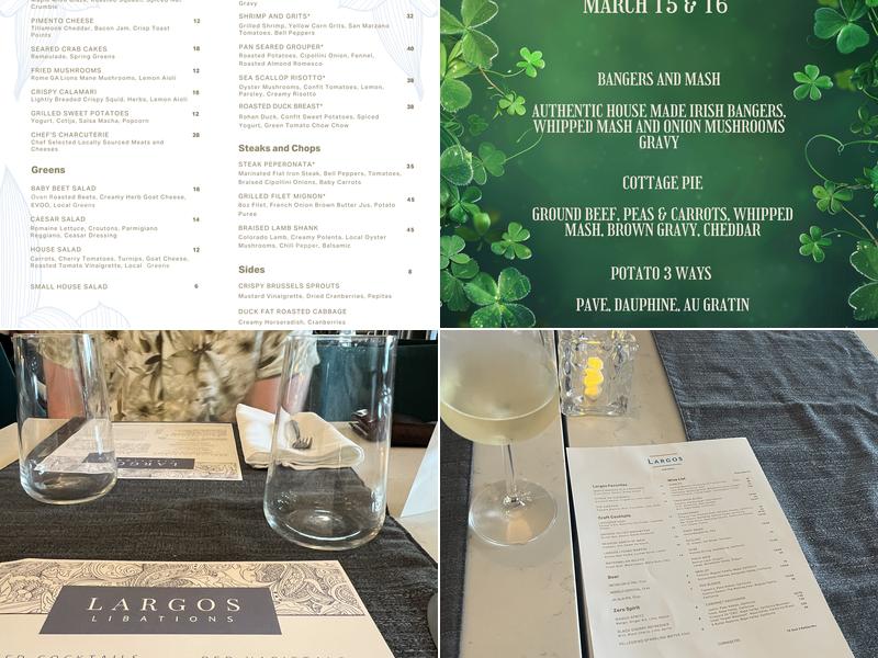 Largos Menu