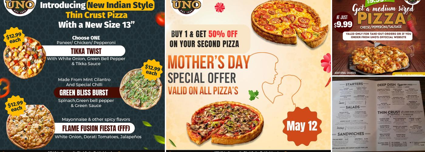 Pizzeria UNO Highland Menu