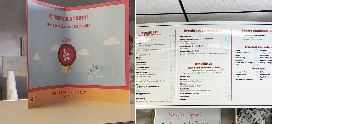 Beyond Joy Event Center Menu