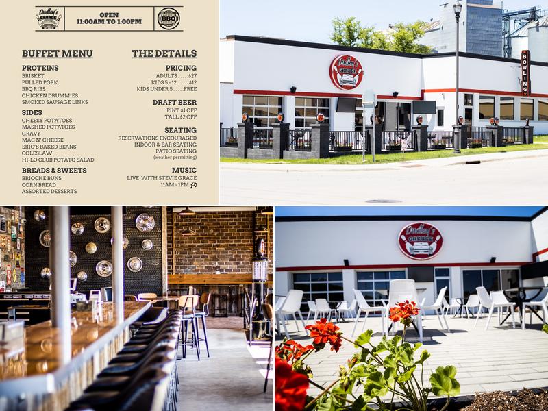 Dudley's Garage - Restaurant & Bowling Menu
