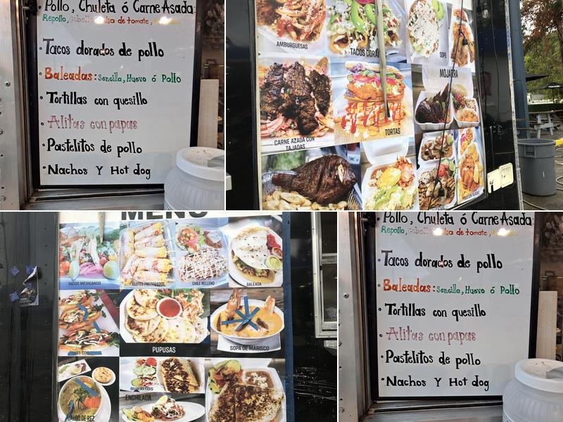 Cinco Estrellas Menu