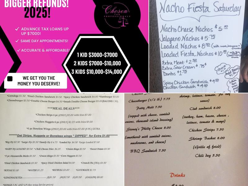 Sassy Pasta & Wings Menu