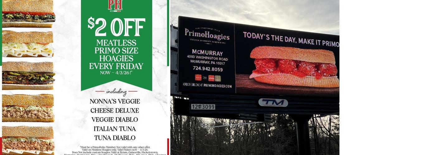 PrimoHoagies Menu