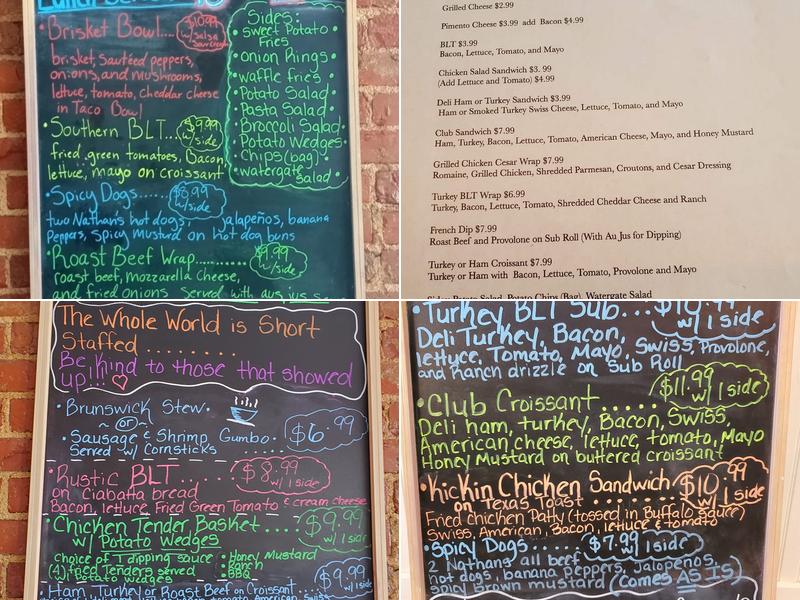 Rachel's Bakery and Cafe Menu