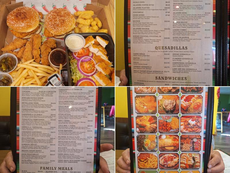 Jalapenos Mexican Cuisine Menu