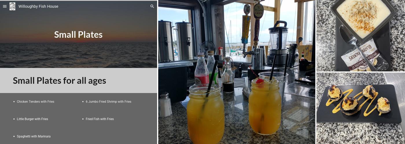 Willoughby Fish House Menu