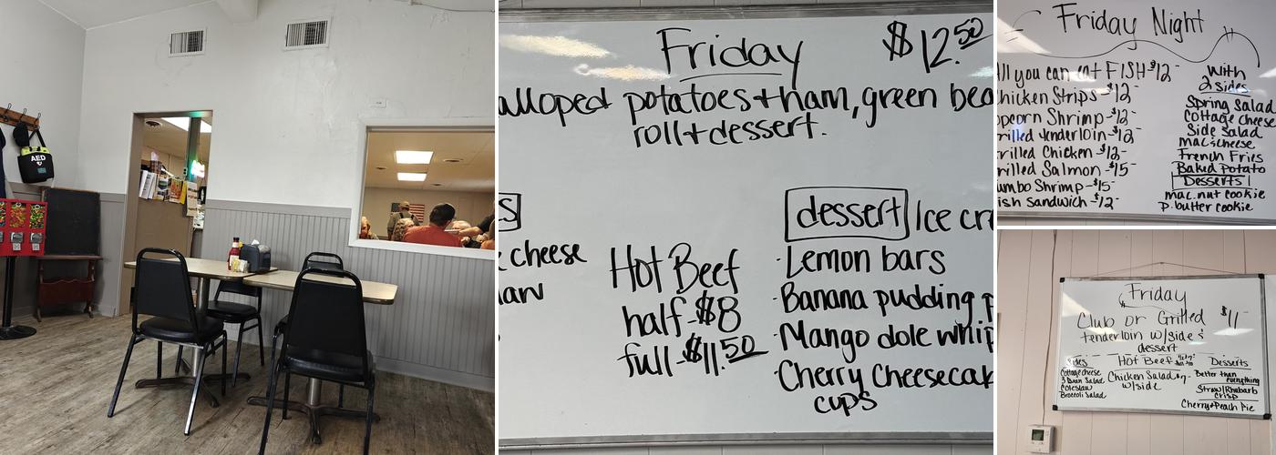 Cafe on the Hill Menu