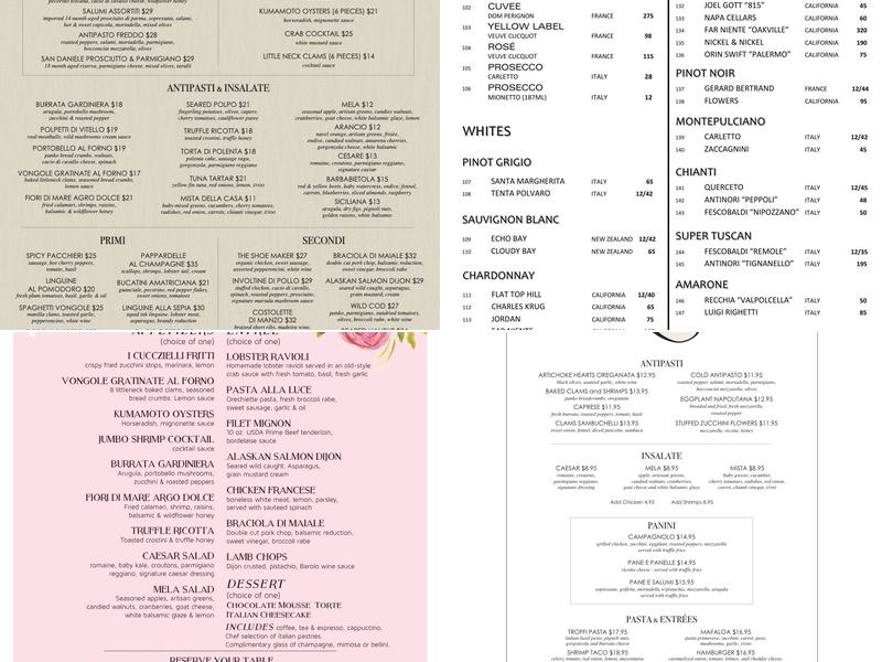 Luce Menu