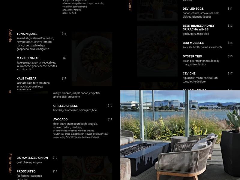 Chandlery at the Shore Menu