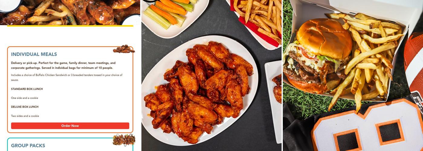 Wing Boss Menu