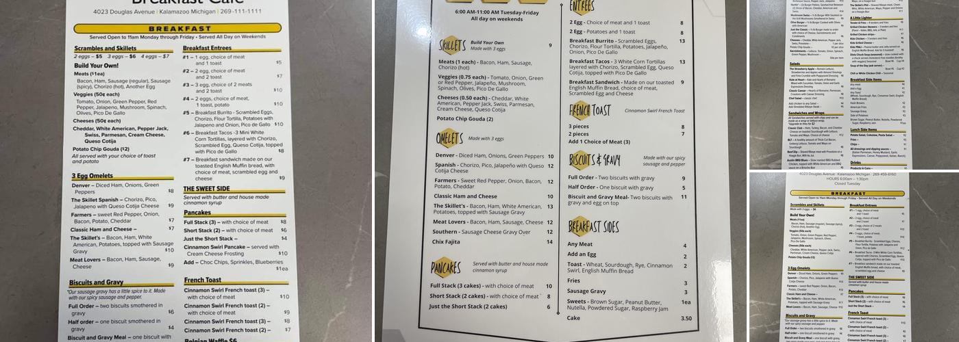 Skillet Menu