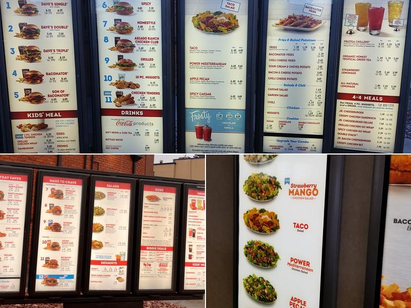 Wendy's Menu