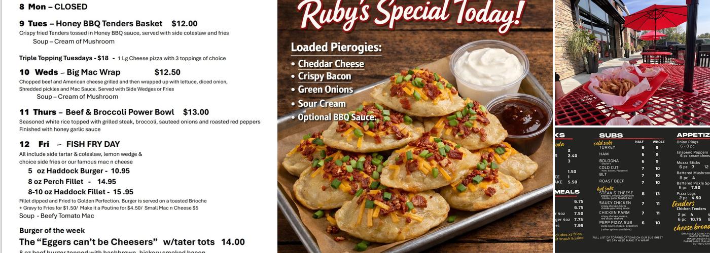 Ruby's Menu