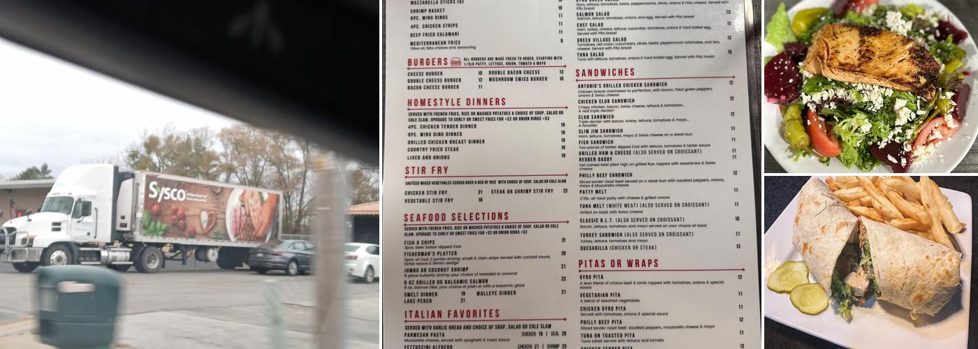 Antonio's Restaurant and Bar Menu