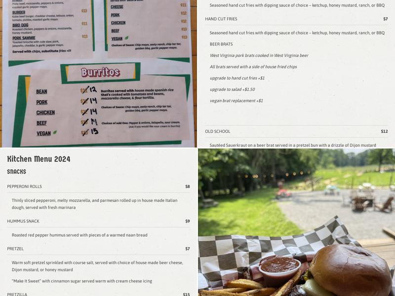 The Handle Bar + Kitchen Menu