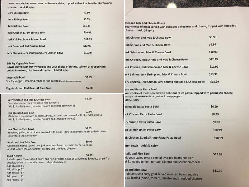 It's In Da Bowl Menu