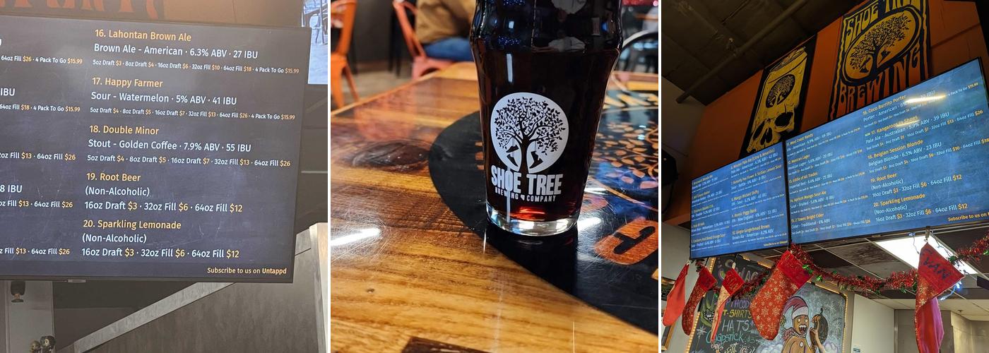 Shoe Tree Brewing Co. - Minden Menu