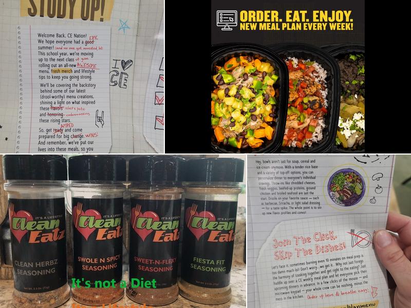 Clean Eatz Steel City Menu