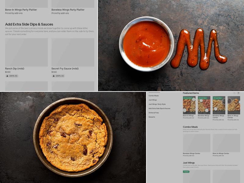 It's Just Wings Menu