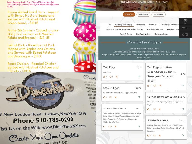 Circle Diner Menu