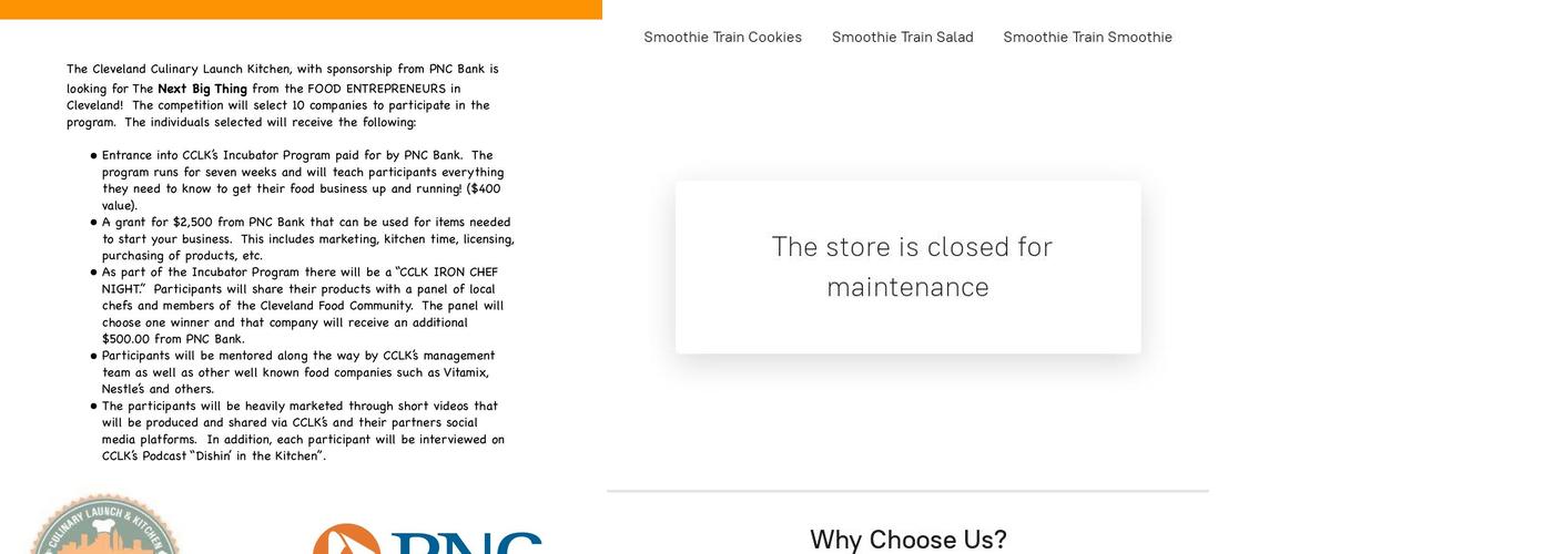 Smoothie Train LLC Menu