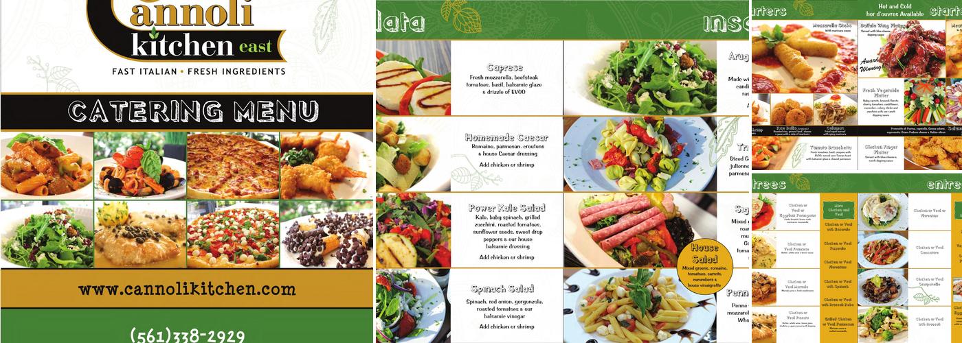 Cannoli Kitchen Pizza Menu