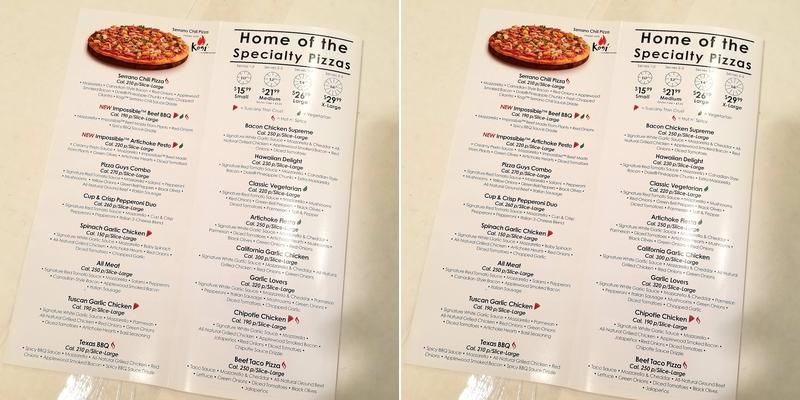 Pizza Guys Menu