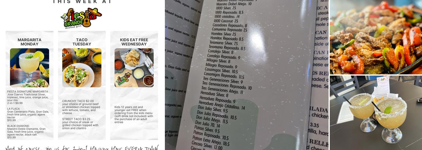 Fiesta Grande Brownwood Menu