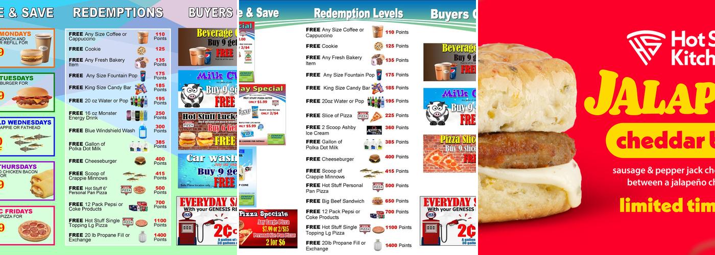 Hot Stuff Pizza Menu