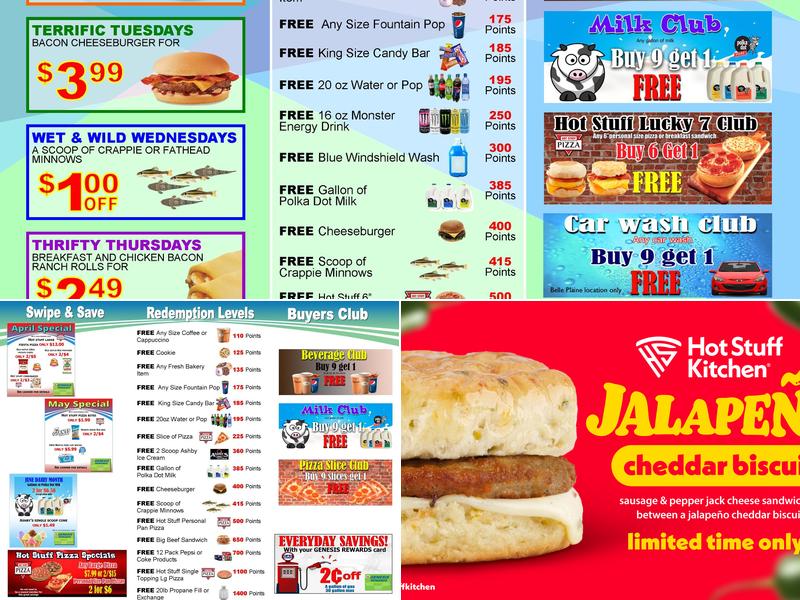 Hot Stuff Pizza Menu