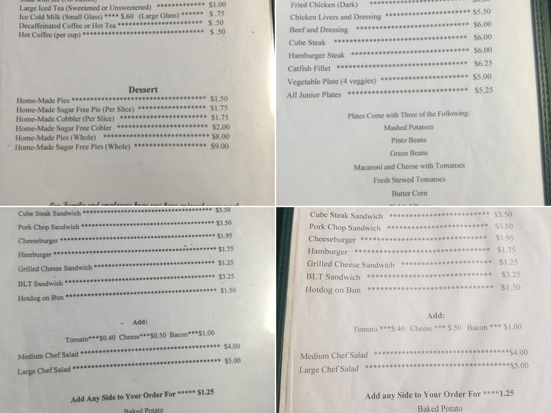 Blue Haven Cafe Menu
