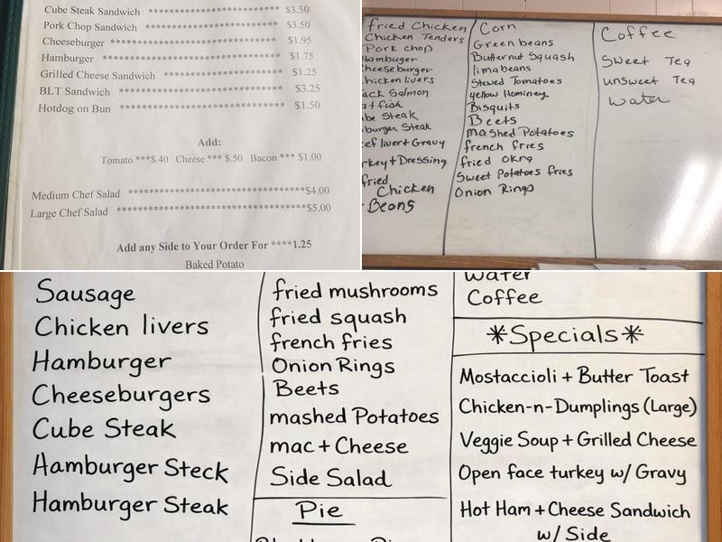 Blue Haven Cafe Menu