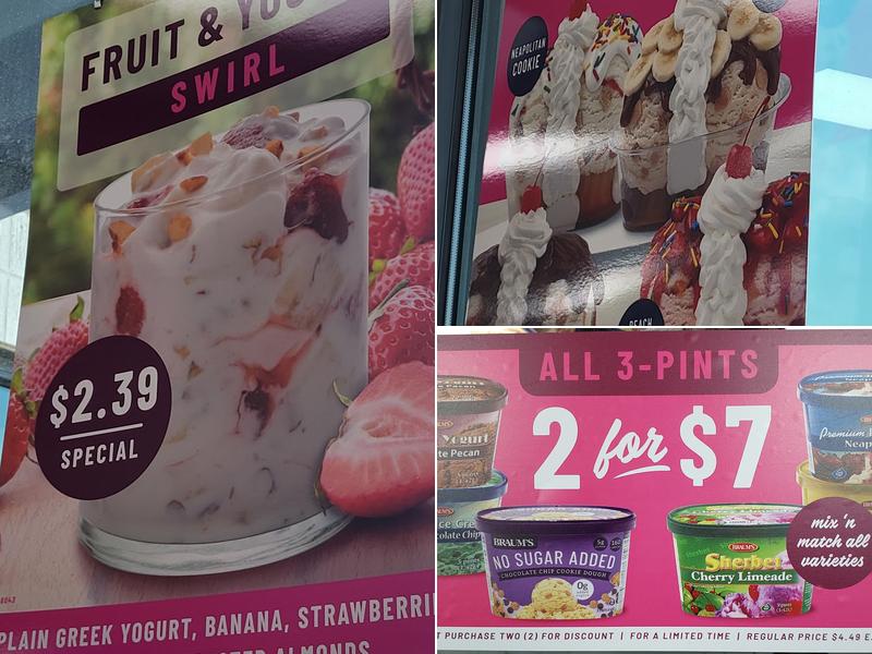 Braum's Ice Cream & Dairy Store Menu