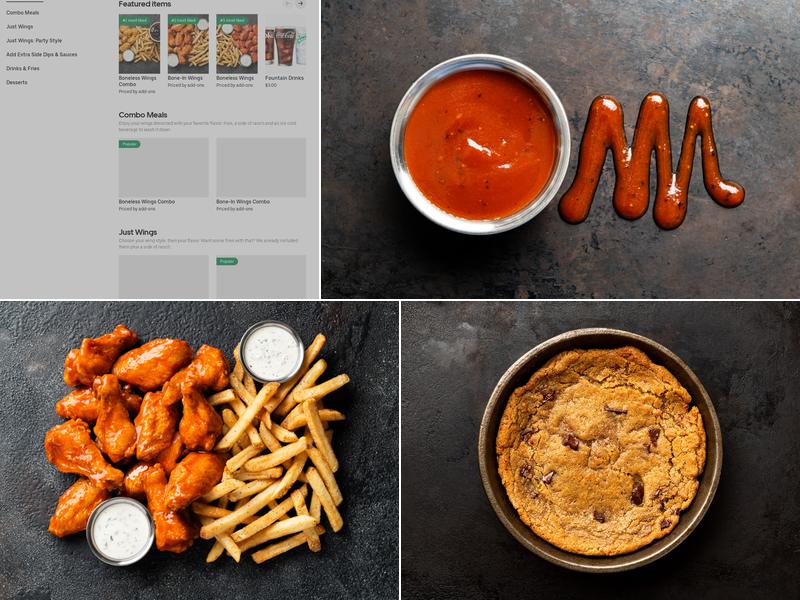 It's Just Wings Menu