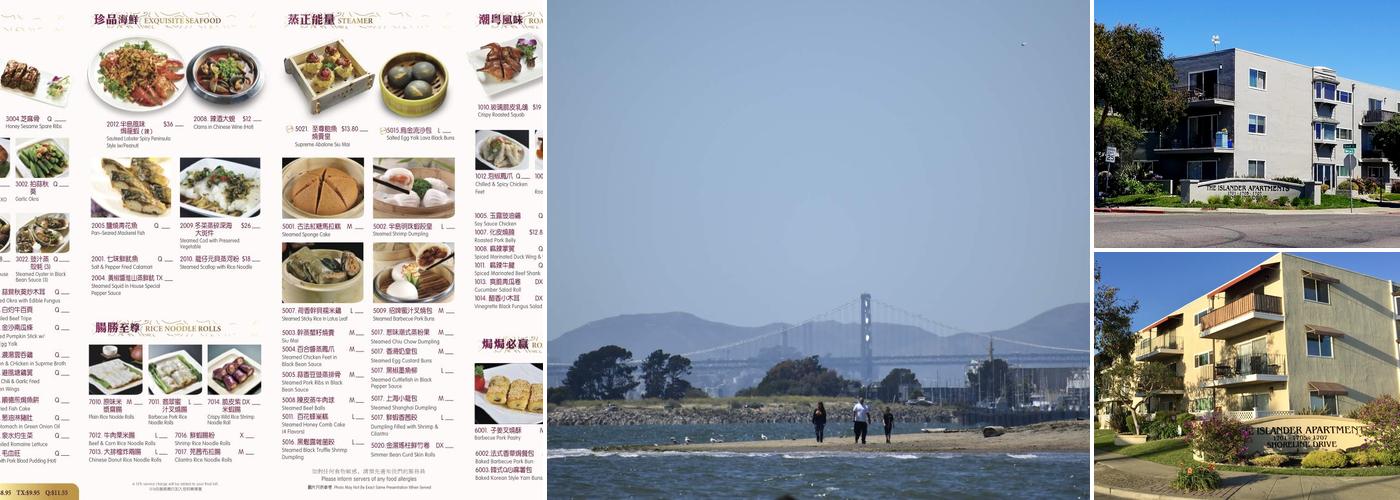 Islander Apartments Menu