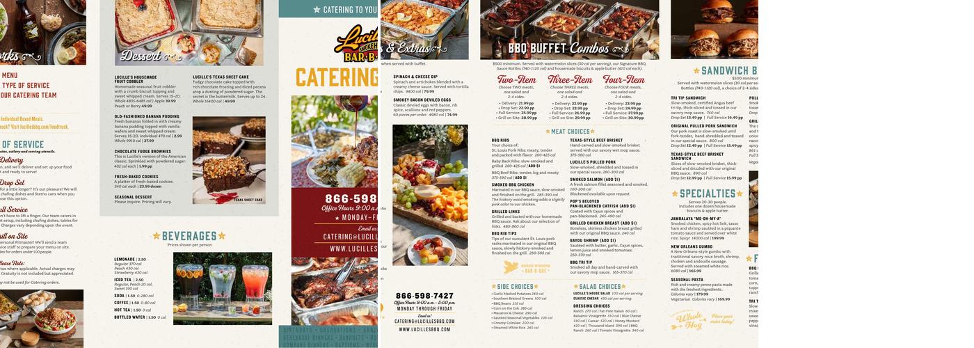 Lucille's Menu