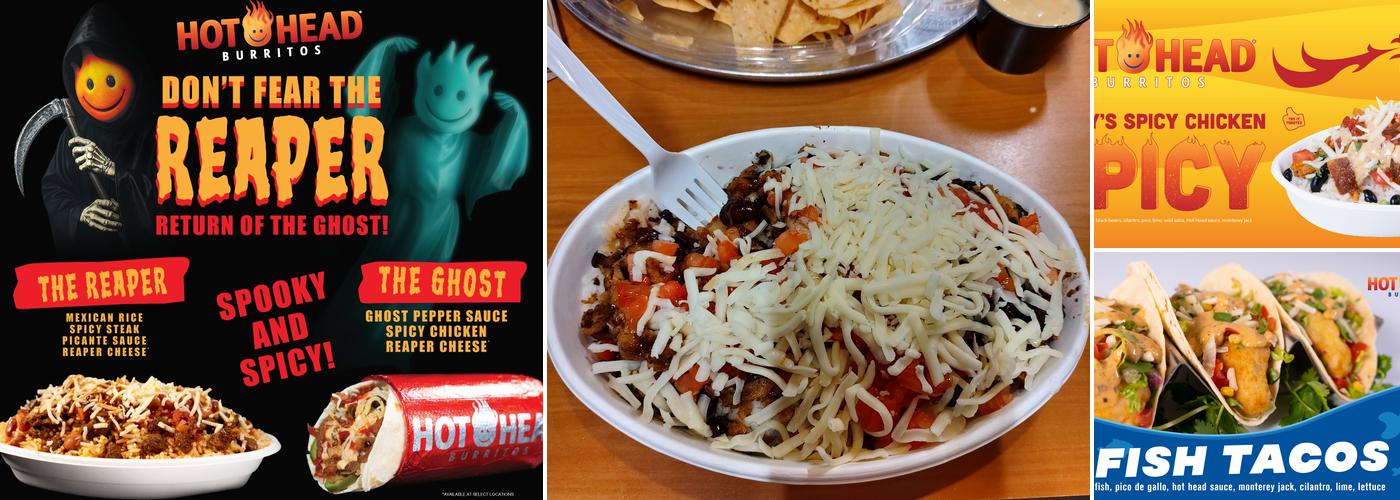 Hot Head Burritos Menu