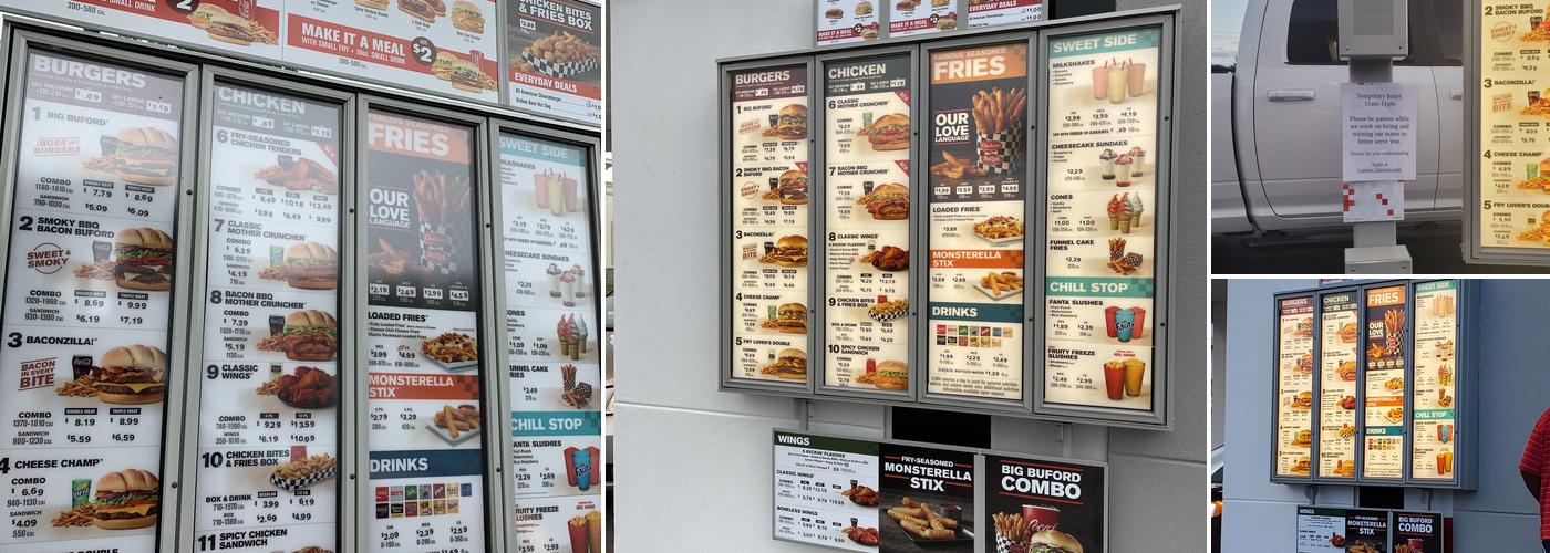Checkers Menu