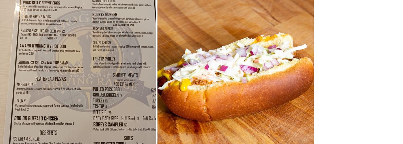 Bogeys Driving Range Menu