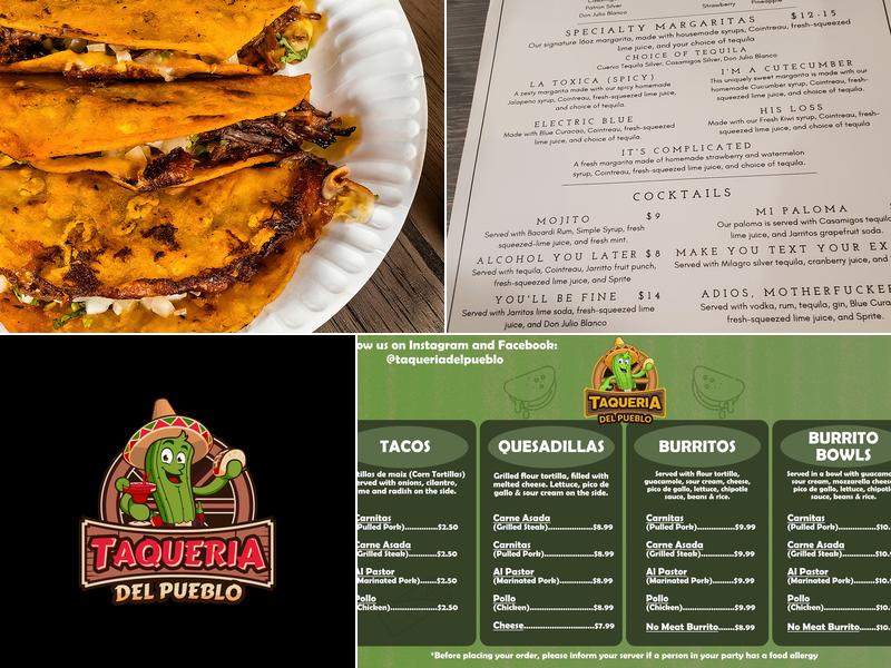 Taqueria Del Pueblo Menu