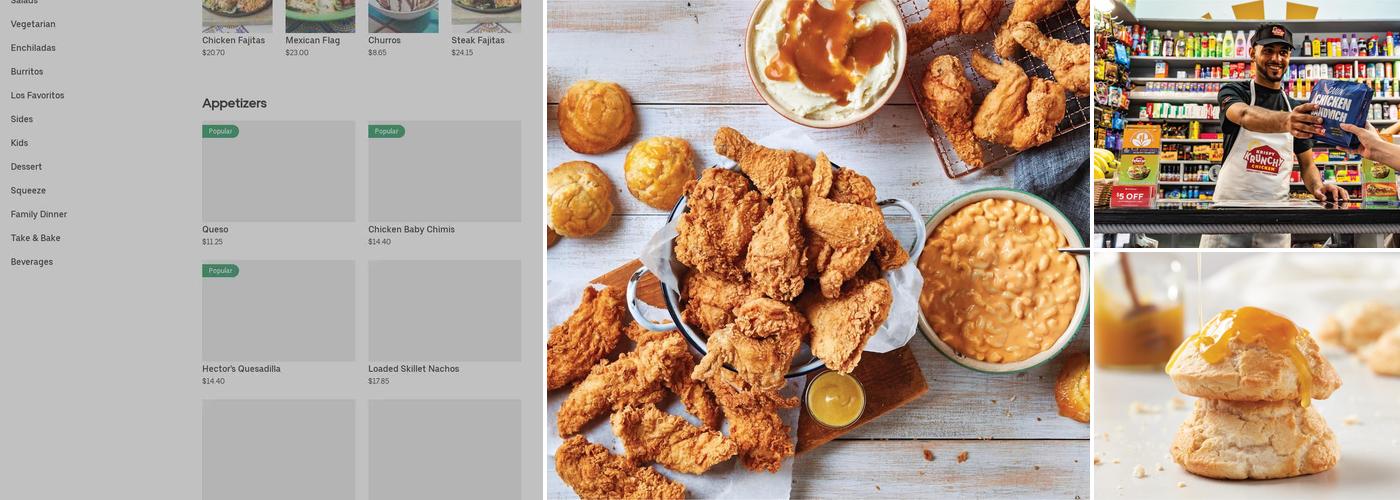 Krispy Krunchy Chicken Menu