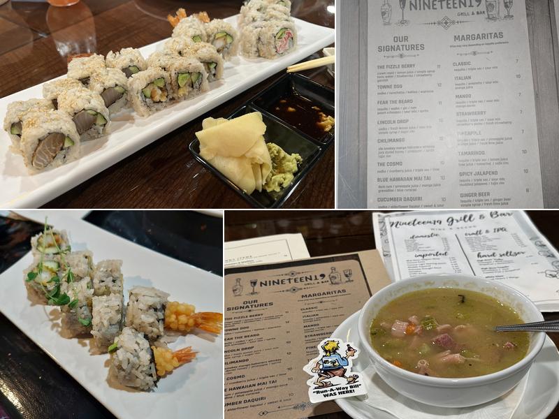 Nineteen19 Grill and Bar Menu