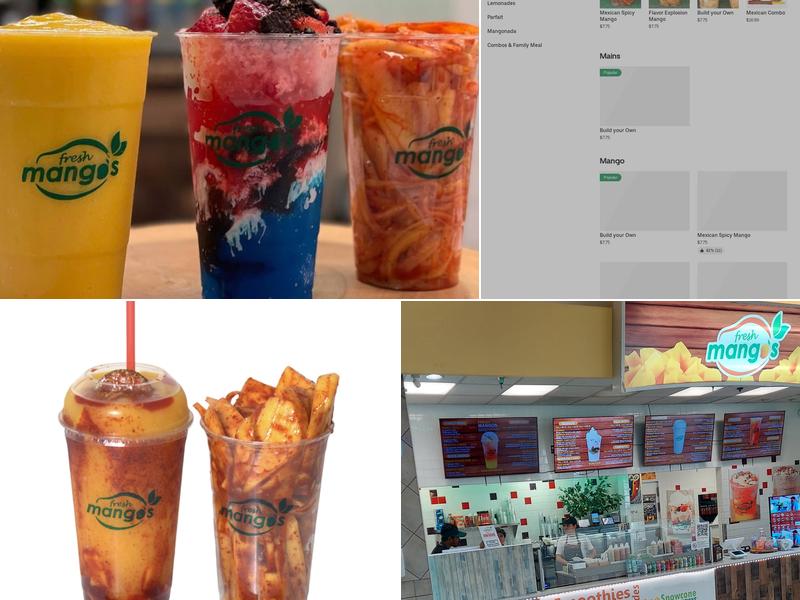Fresh Mangos Menu