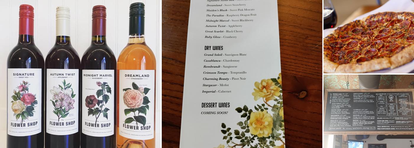 The Flower Shop Winery & Pizzeria Menu