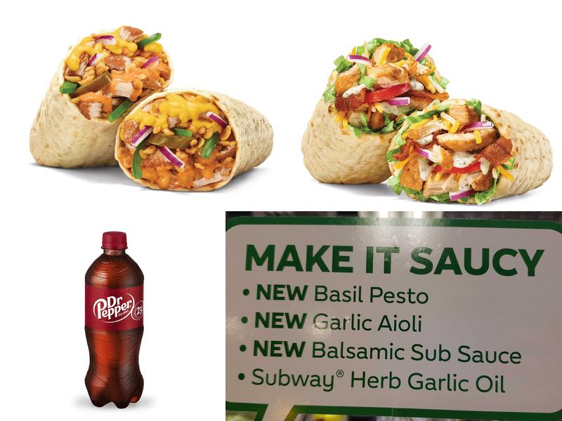 Subway Menu