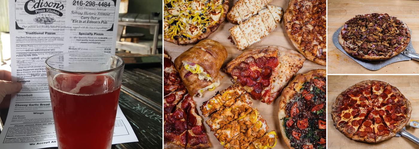 Edison's Pizza Kitchen Menu